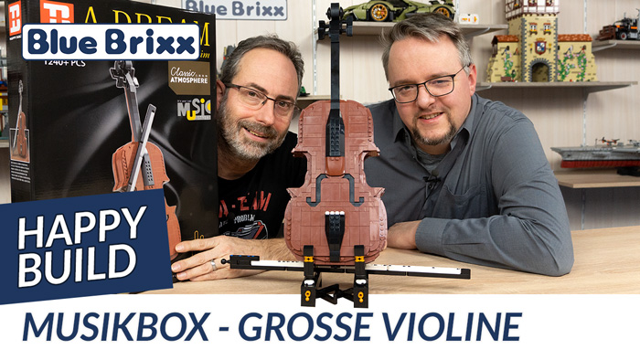 Musikbox - große Violine von Happy Build