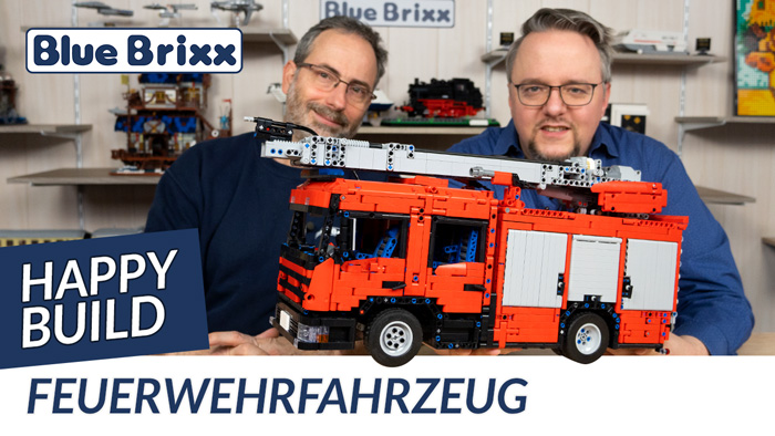 Youtube: Feuerwehrfahrzeug von Happy Build @ BlueBrixx - RC-Technik mit über 5.000 Teilen!