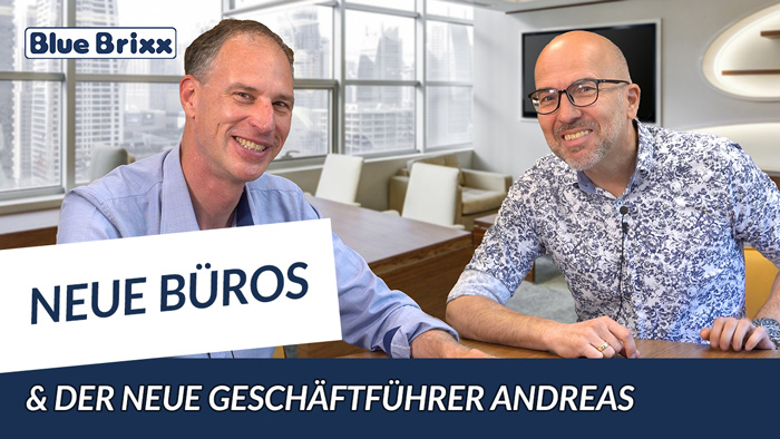 Neue Büros und der neue Geschäftsführer Andreas!