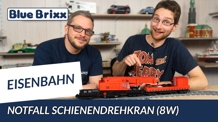 Notfall Schienendrehkran 8w von BlueBrixx