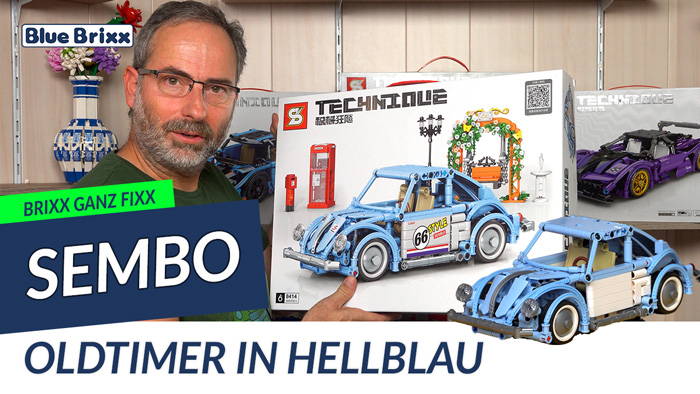 Brixx ganz fixx Oldtimer in hellblau von Sembo