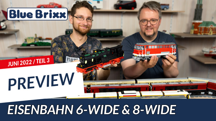 Preview-Special Juni 2022 @ BlueBrixx - Teil 3: Eisenbahnsets