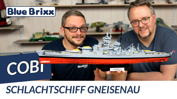 Schlachtschiff Gneisenau 4835 von Cobi @ BlueBrixx - Review & Vergleich mit der Scharnhorst