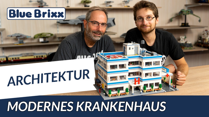 Modernes Krankenhaus von BlueBrixx - 5624 Teile mit Aufzug!