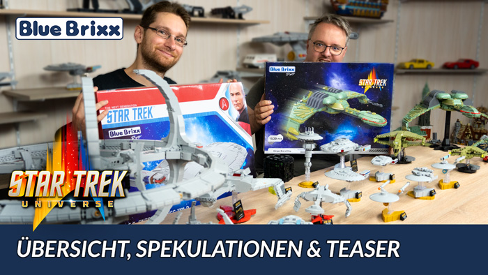 Die komplette Star Trek-Serie von BlueBrixx in einem Video: Übersicht, Teaser und Spekulationen!