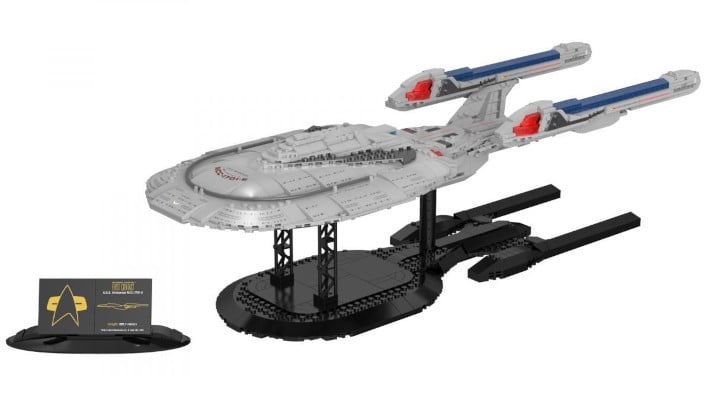 USS Enterprise NCC-1701-E in display size