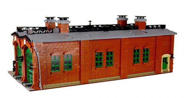 Locomotive shed