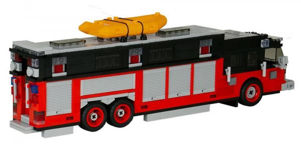 Fire truck Commander Heavy Rescue red/black