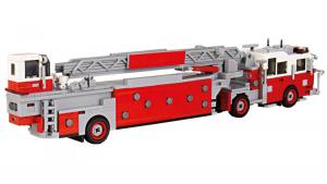 Seagrave Tiller Ladder red/white