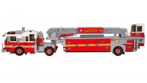 Seagrave Tiller Ladder red/white