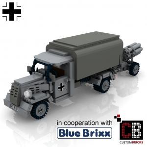 LKW Blitz with smoke mortar