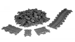 Flexible Train Track set, 64 pcs