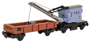 Crane wagon with stanchion wagon