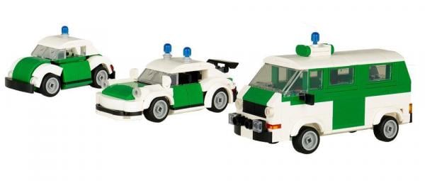 german Police Cars set of 3
