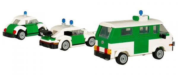 german Police Cars set of 3