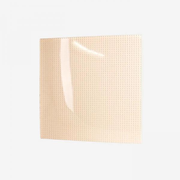 Plate 50x50, creamy white