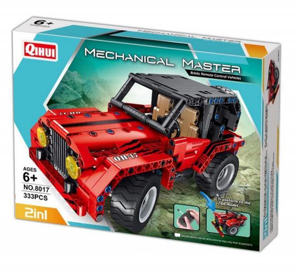 Ferngesteuerter Geländewagen, rot, 2in1. 4CH