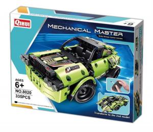 R/C High Speed Stunt Car, green 2.4G 4CH