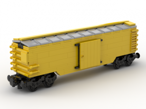 Boxcar 50 ft in yellow