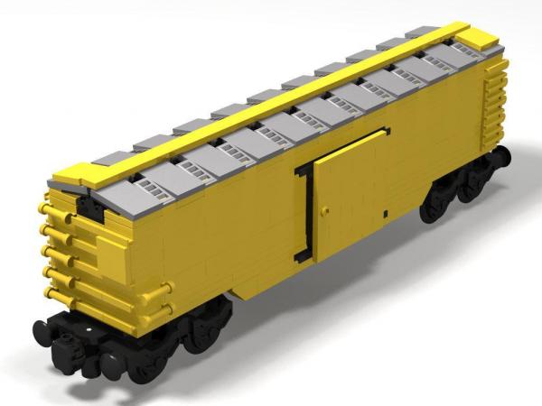 Boxcar 50 ft in yellow