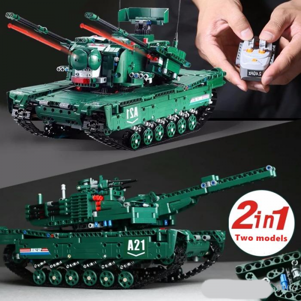 Ferngesteuerter Technik 2in1 Kampfpanzer 2,4 G