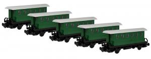 Passenger car with shelter V2, 5 car set