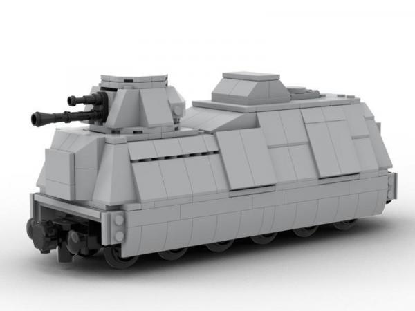 armored train gun car