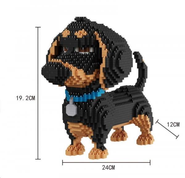 Dachshund (diamond blocks)