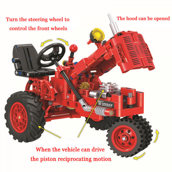 Traktor rot