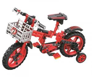 Children's bicycle with support wheels