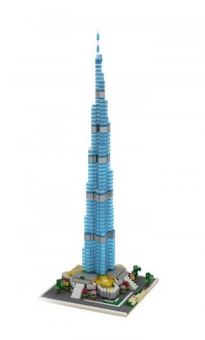 Burj Khalifa Tower (diamond blocks)