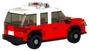 Battalion Chief's SUV red/white