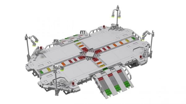 Main Base Mars - landing platform