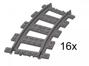 Track curved R40 16cm Track set, 16 pcs