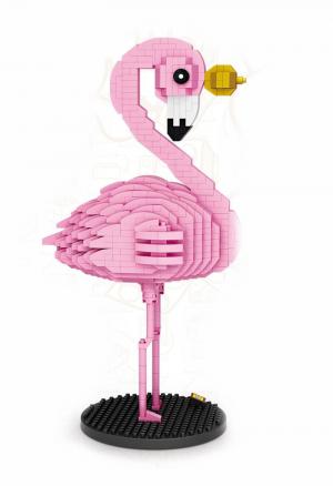 Pink Flamingo (diamond blocks)