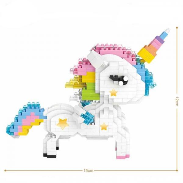 Rainbow Unicorn (diamond blocks)