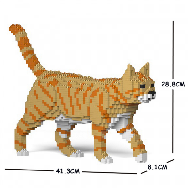 Katze laufend + rötlich