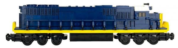 Locomotive EMD SD50, blue