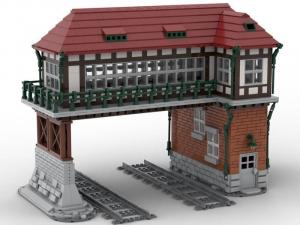 Gantry Signal Box, double track