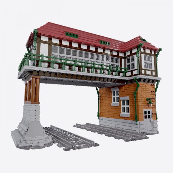 Gantry Signal Box, double track
