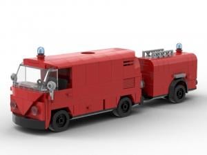 Feuerwehr Bus mit Pumpe