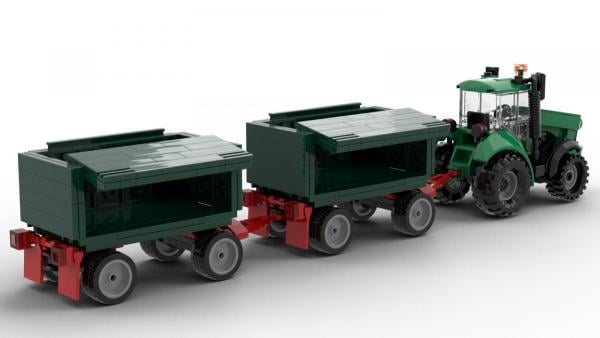 Tractor with two Trailers 