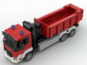 Fire brigade truck exchangeable loader 2in1 emergency vehicle