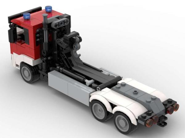 Fire brigade truck exchangeable loader 2in1 emergency vehicle