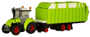 Tractor with multifunctional trailer