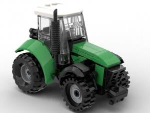 Tractor with 3 trailers