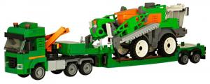 AMAZONE Low loader with field sprayer