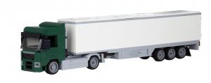 Truck Augsburg 2-axle with 3-axle suitcase dark green