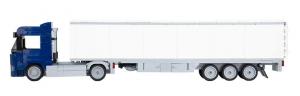 Truck Augsburg 2-axle with 3-axle suitcase dark blue