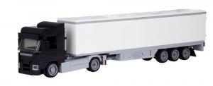 Truck Augsburg 2-axle with 3-axle suitcase black